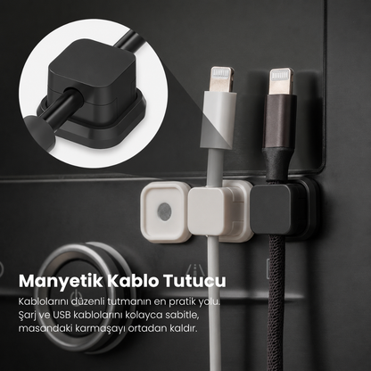 Elevra CableSnap™ - Manyetik Kablo Tutucu